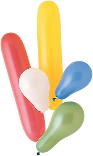 Miniatura 3 de Globos de fiesta surtidos (paquete de 100) – Globos de látex vibrantes y duraderos, perfectos para cumpleaños, eventos y decoración
