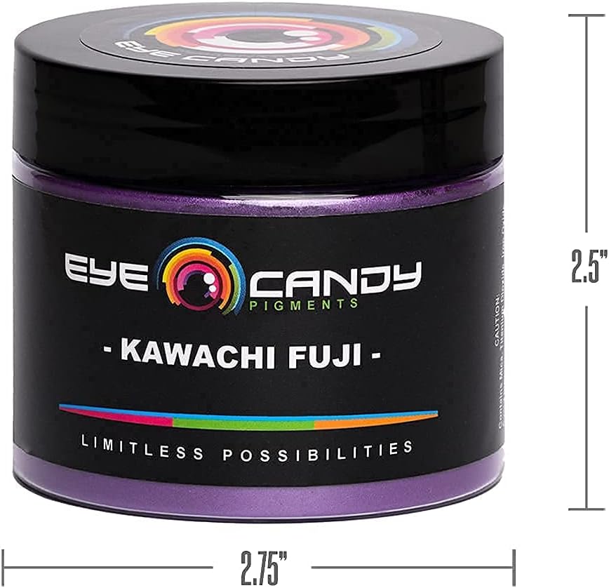 Eye Candy Pigments Premium Purple Mica Powder - Kawachi Fuji (50gr) - for Epoxy, Resin, Soap, Paint, Woodworking, Acrylic Pouring, Bath Bombs, Fishing Lures - DIY Arts and Crafts Additive - Image 9