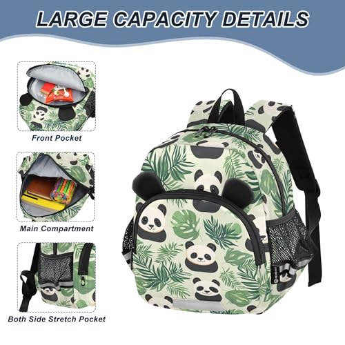 Cute Panda Toddler Backpack for Girls Boys,Preschool Kindergarten Backpack,Cute Kids Backpacks for Girls B04042053