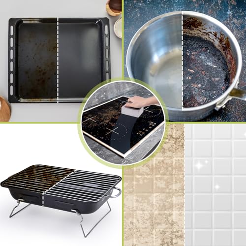 4 Stück Bimsstein Reinigungsstein Grill, Bimsstein Backofen mit Griffe, Griddle Cleaning Kit, Natur Bimsstein für Handgeführte Pools Küche Badezimmer Spüle, Urinsteinentferner Bimsstein Fußpflege