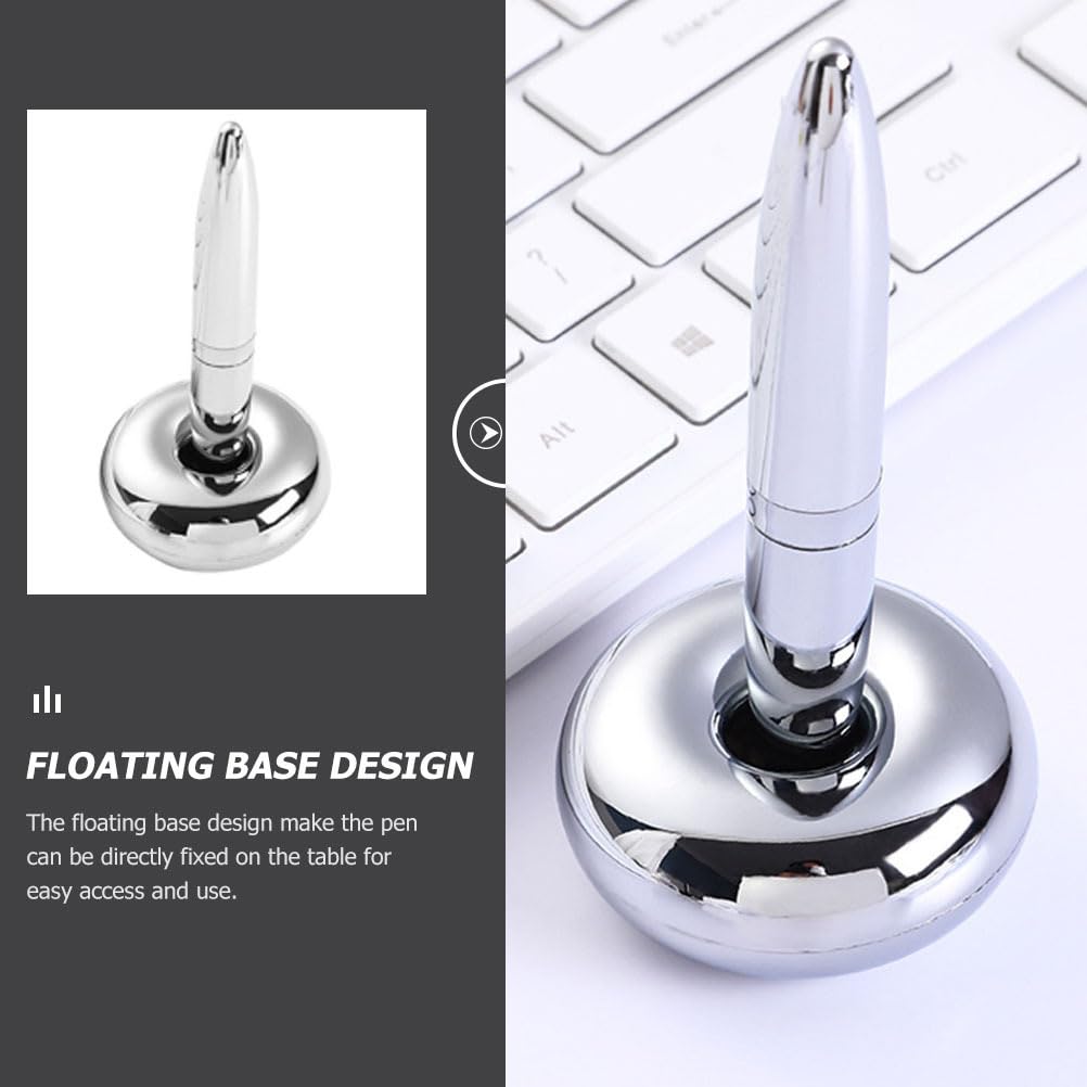 DOITOOL 2 bolígrafos magnéticos de metal flotantes para oficina, elegantes bolígrafos para hombres, para firmas y suministros de oficina