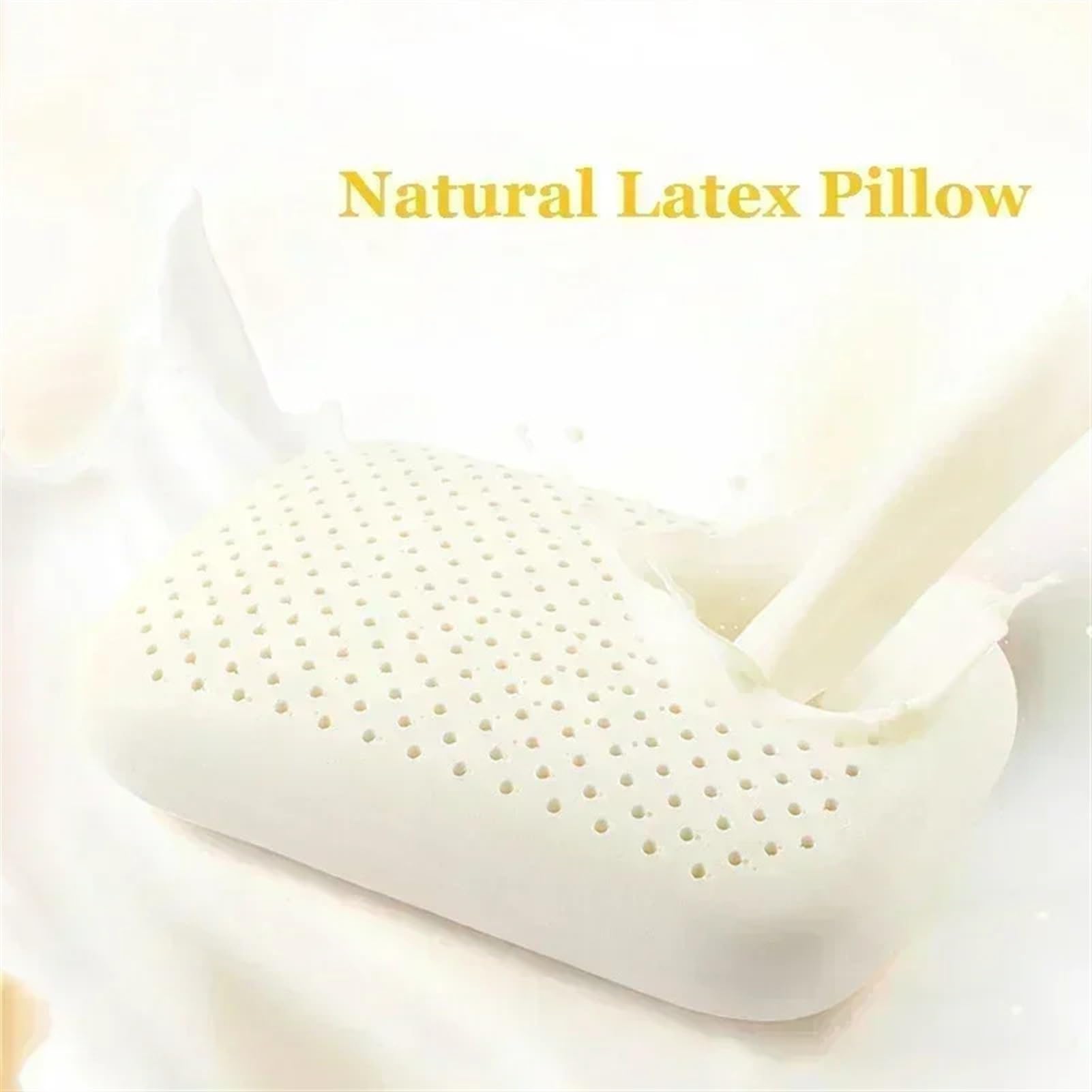 Cuscino cervicale in lattice naturale, Cuscino In Lattice In Naturale for Collo In Gomma Inodore(Green light Gray)
