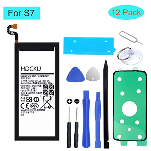 HDCKU Battery Replacement Kit for Samsung Galaxy S7 SM-G930 (EB-BG930ABE) with Full Repair Tools and Instructions