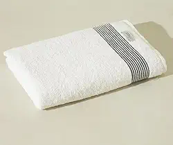 Toalha de Banho Tomie 530g 100% Algodão 79x160cm – Alta Absorção e Maciez – Secagem Rápida e Durabilidade Premium – LMPeter (Branco)