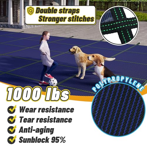 Cubierta Seguridad Royal Shade para Piscinas 16' x 40' miniatura 5