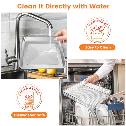 image for GWY Air Fryer Basket Tray Replacement for Cuisinart TOA-60 TOA-65 TOA-