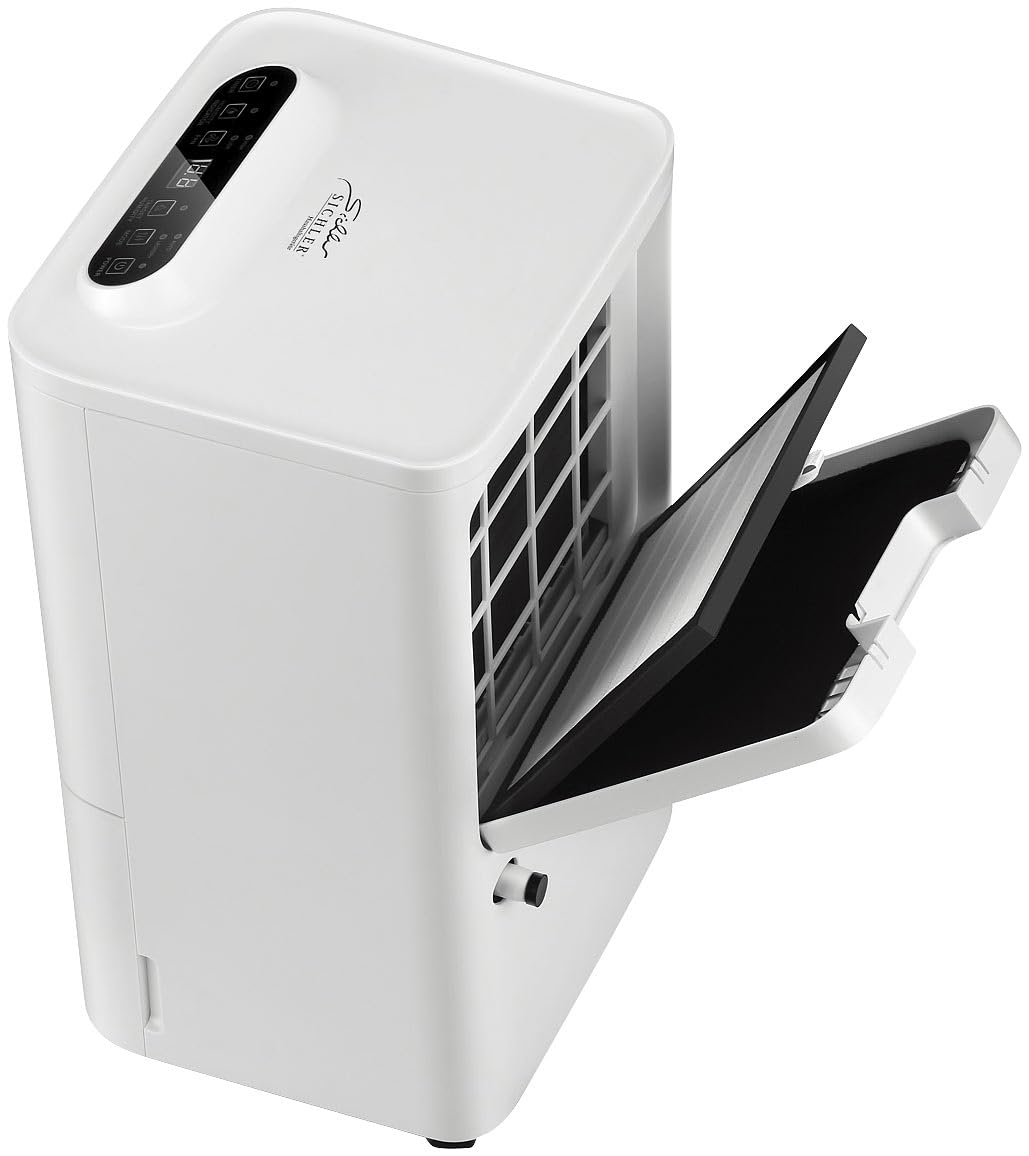 Sichler Haushaltsgeräte Deumidificatore digitale 2 in 1 LFT-200 con purificatore d’aria, timer, 10 L/giorno