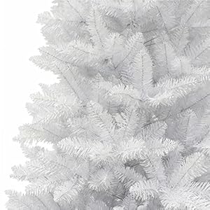 Puleo international 4 ft unlit white carson aritificial pine tree 188 tips  urban country home decor