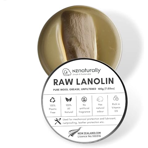 NZnaturally Pure New Zealand Raw Lanolin for Maintenance Cover