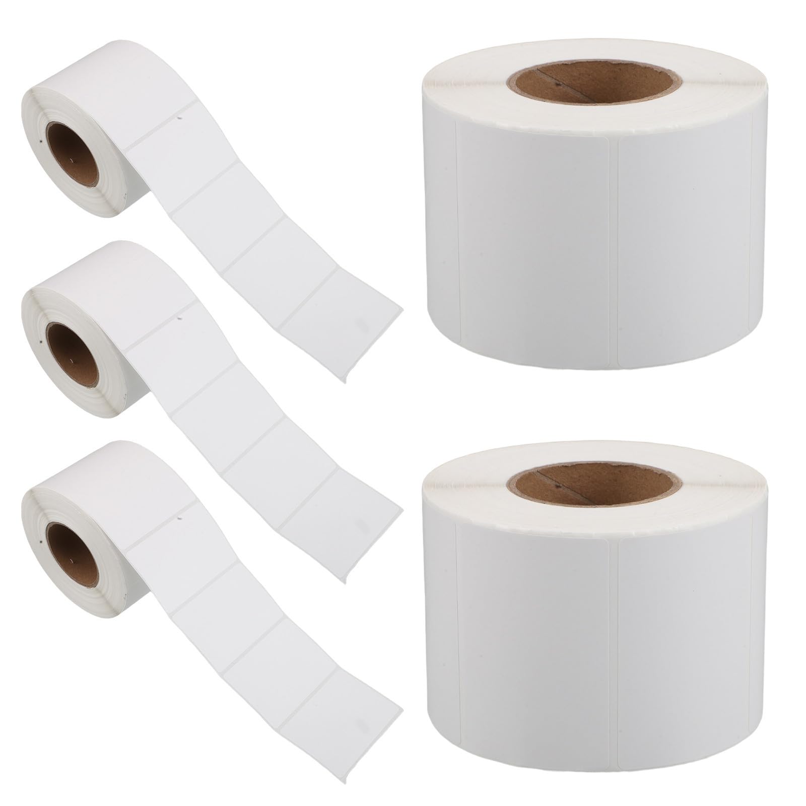 PRETYZOOM 5 Rollos Rollos de Etiquetas Adhesivas Térmicas de Color Claro para Envío Resistentes al Desgaste y Fáciles de Imprimir en Impresoras Térmicas de Escritorio