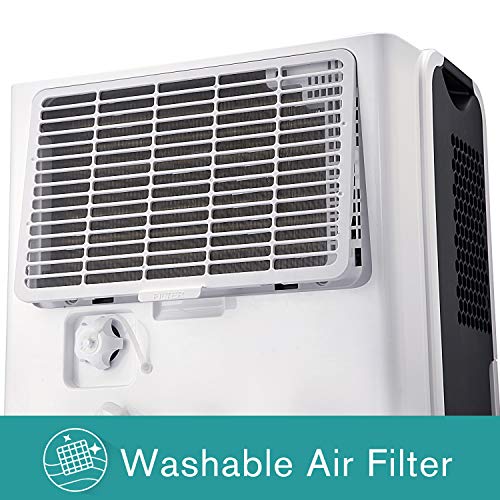 CLEVAST 1,500 Sq. Ft Energy Star Dehumidifier for Home, Basement, Living Room, Garage or Closet - Efficiently Removes Moisture,0.8 Gallons Removable Water Tank Capacity, UL Listed