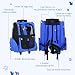 PawHut Transportin Carrito Perro 2 en 1 Mochila Carrito 36x30x49 cm Mascotas...