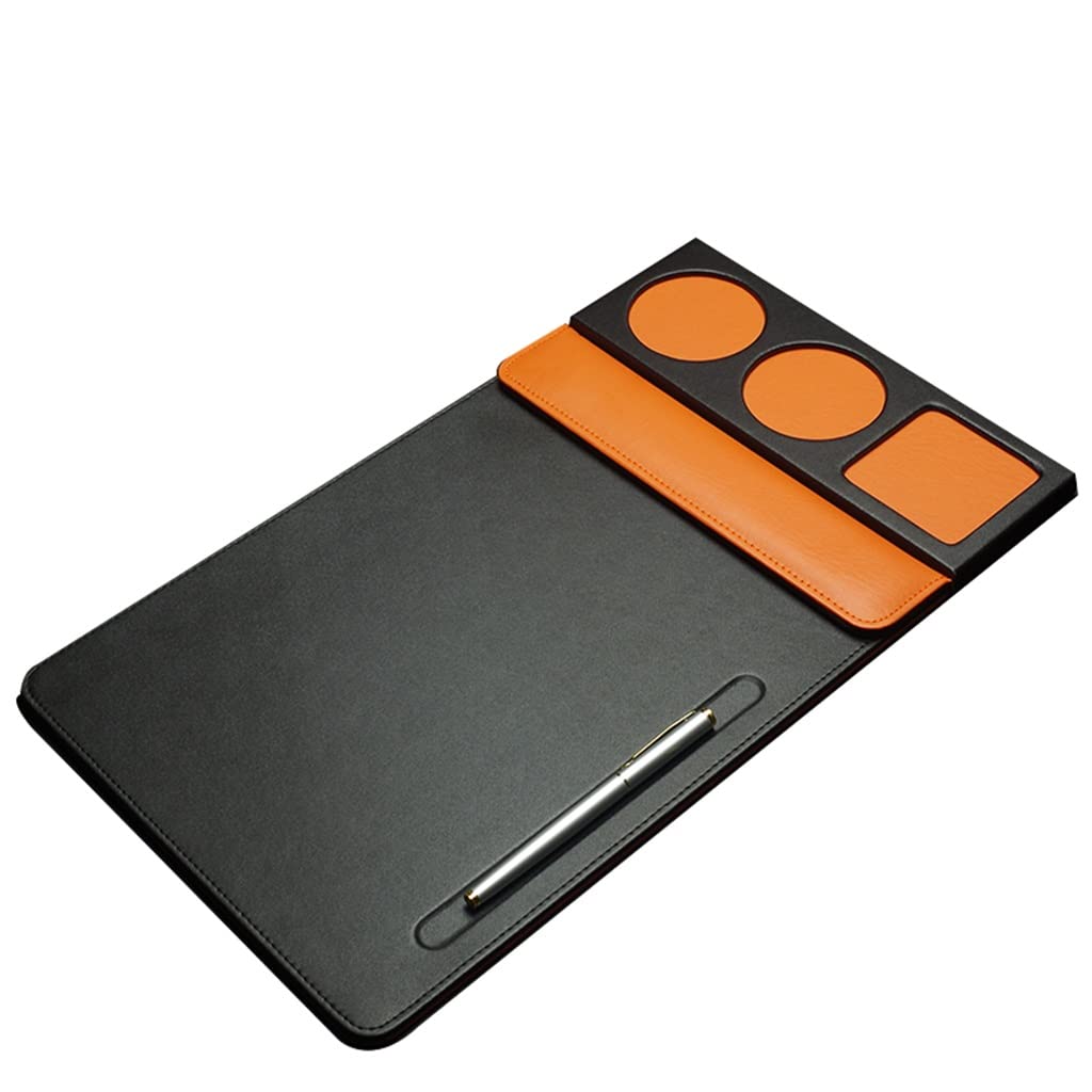 Klemmbrett Bürobedarf Leder Schreibblock Geeignet für Büro Hotel Zimmer Geschäftsdatei Meeting A4 Ordner Unterschrift Ordner (D 33 * 25 cm)