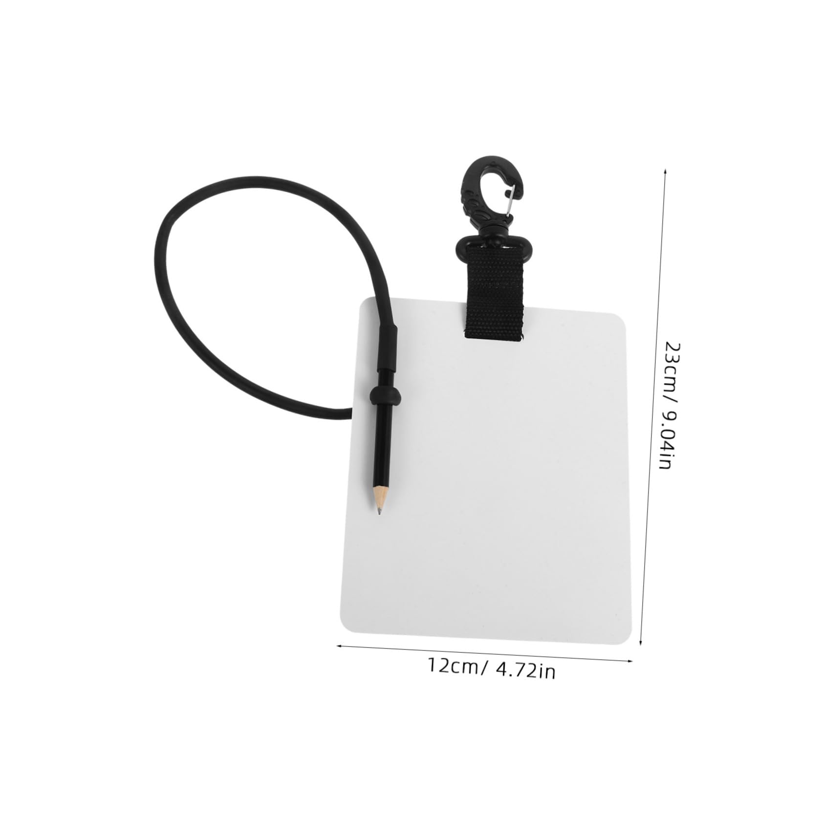 SUPVOX Scuba Dive Whiteboard Underwater Writing Pad Lightweight Notebook Clip for Divers