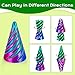 3Dgenius 6 Pack Spiral Cone Fidget Toys 3D Printed Spiral Fidget Toys Impossible Cone 3D Printed Fidgets Impossible Pyramid Passthrough 3D Printed Toys for Adults & Kids for Anxiety Relaxing, Pack1