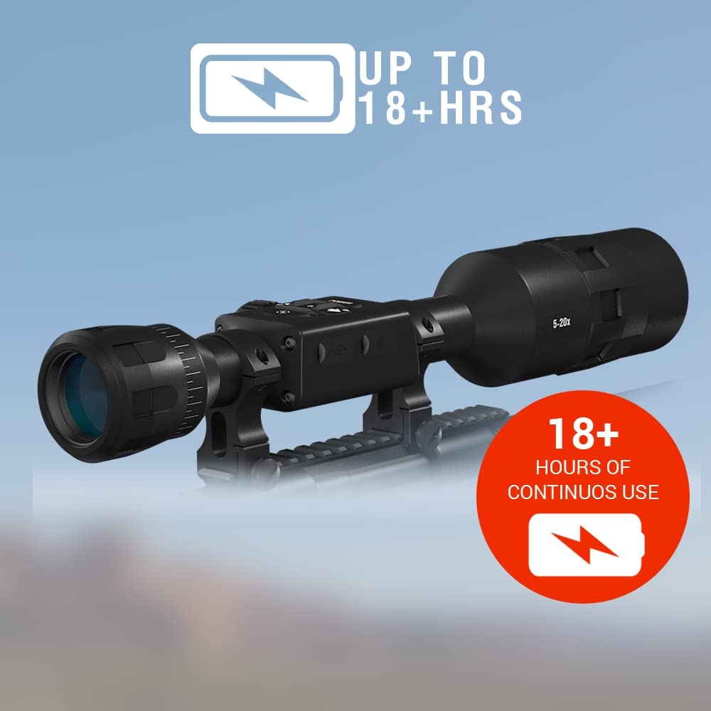 ATN XSight 4K Pro Smart Day/Night Hunting Scope w/ Ballistics Calc
