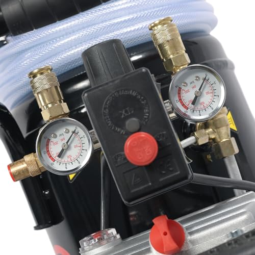 24 Litre Air Compressor with Hose Reel & Tool Kit - 9.6 CFM, 2.5 HP, 24L 9 24 Litre Air Compressor with Hose Reel & Tool Kit - 9.6 CFM, 2.5 HP, 24L - Image 9