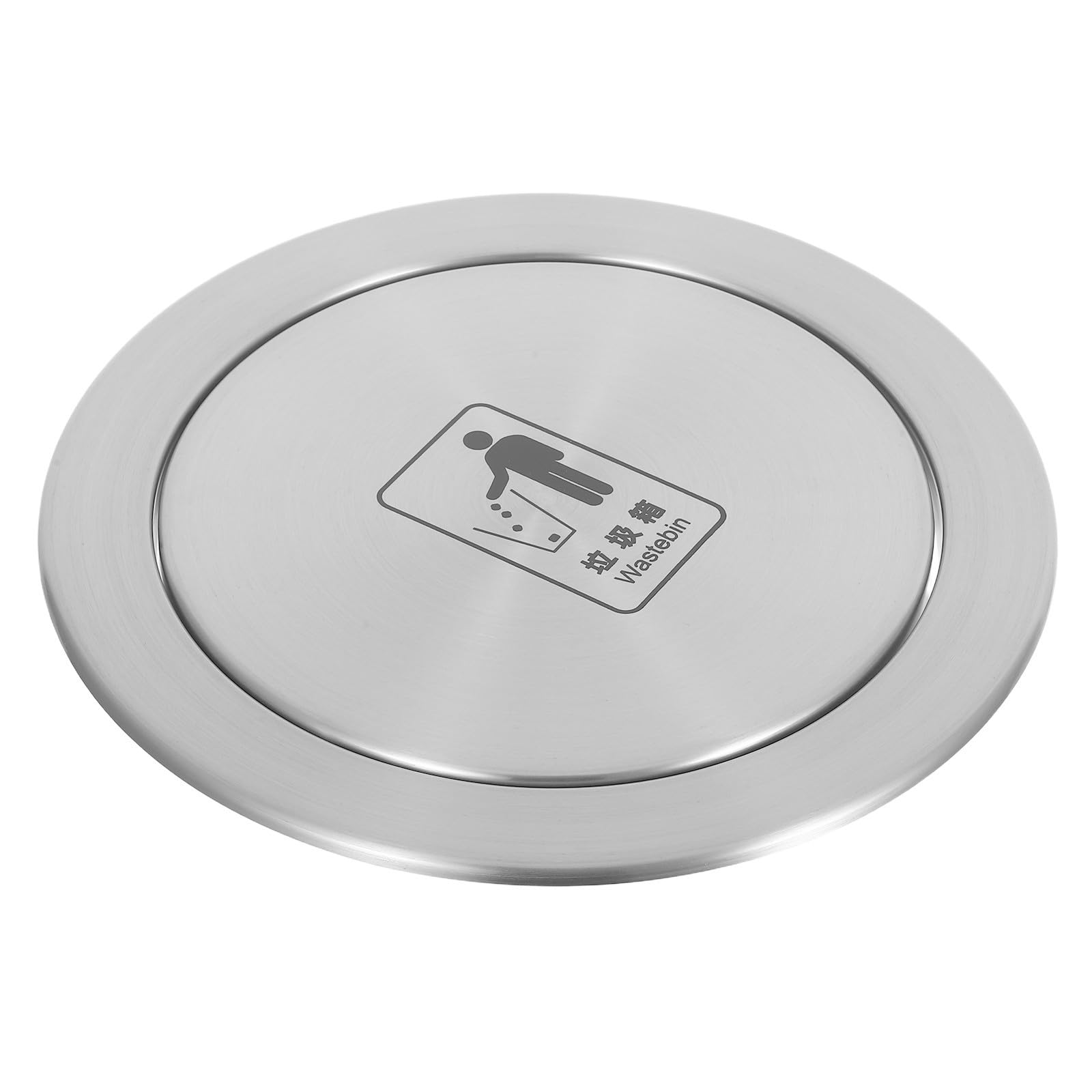 Tapa Redonda Abatible de Acero Inoxidable para Cocina y Hogar