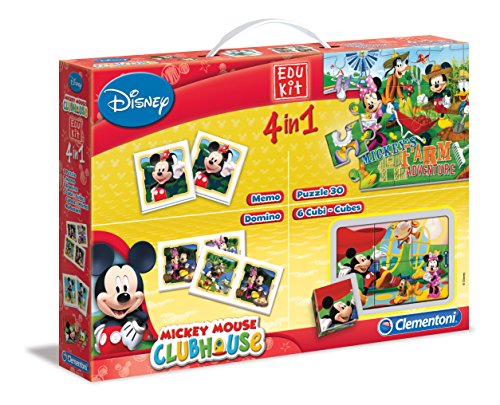 Clementoni Disney -Juego Educativo la casa de Mickey Mouse 13795.4