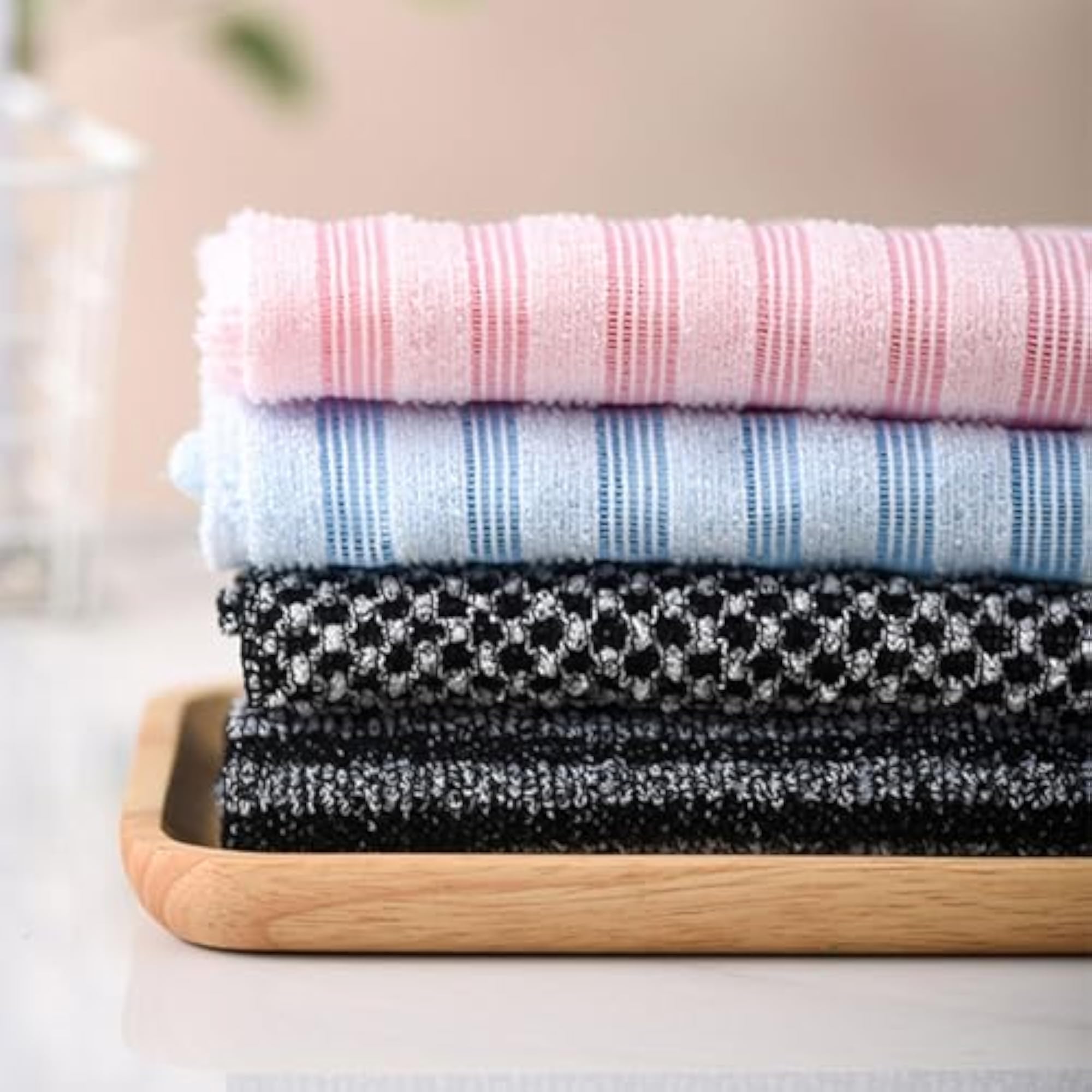Bathing Washcloth Shower Towel Exfoliate Rag