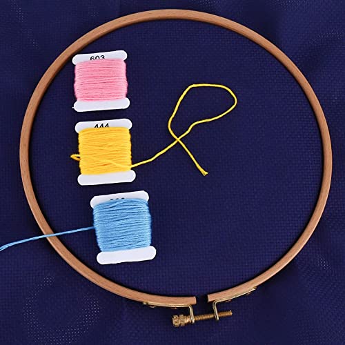 Image of Aida Cloth 14 Count Cross Stitch Fabric,19x28inch (14CT, Navy)