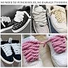 Thick Rope Shoe Laces Strings for Air Force 1, 10mm Round Cotton Chunky Shoelaces Replacement Laces for Sneakers