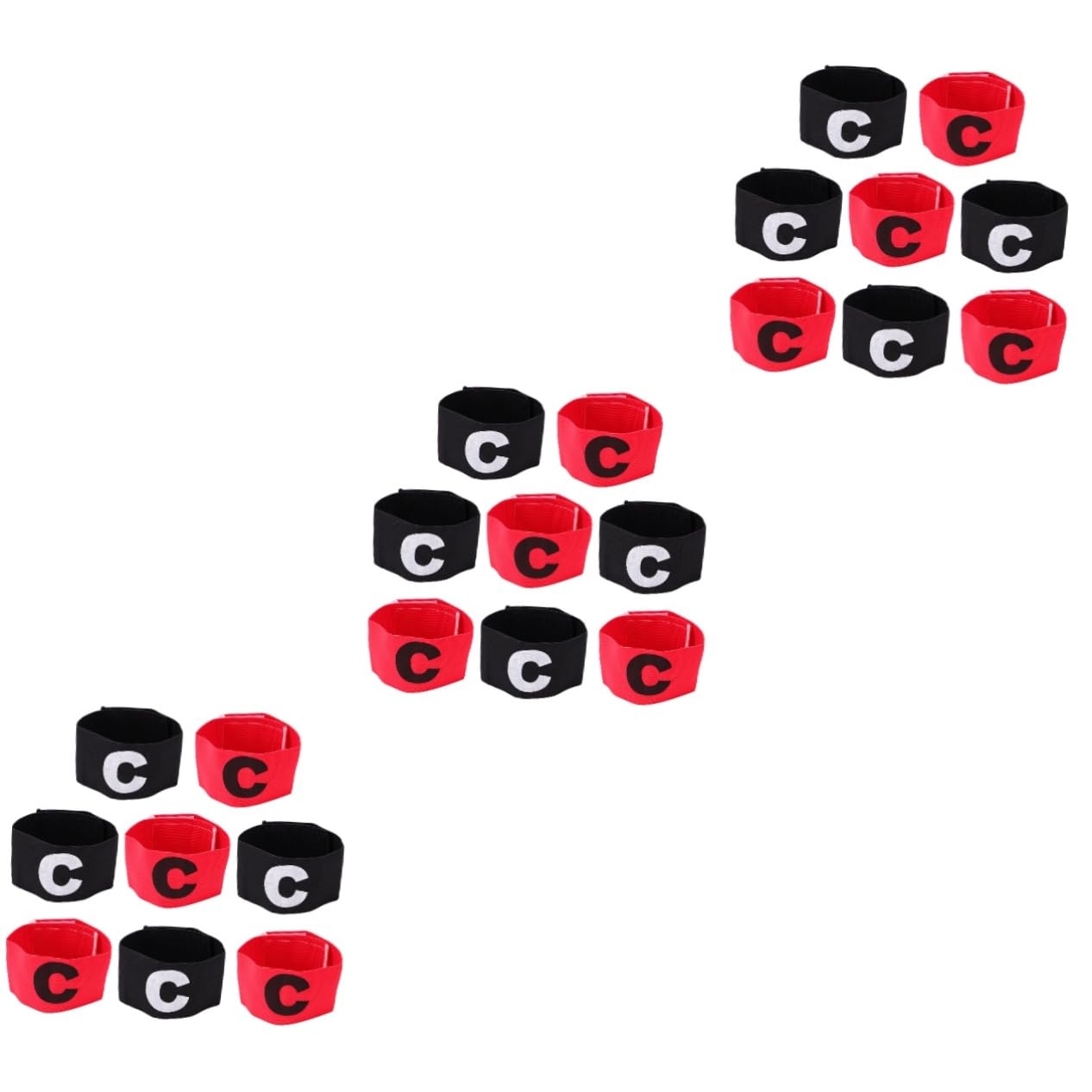 iplusmile Accessori Per Fasce Da Braccio Fasce Da Braccio Colorate Per Di Football Fasce Da Braccio Per Allenamento Di Squadre Di Football Polsini Da Calcio Per Esterni Fasce