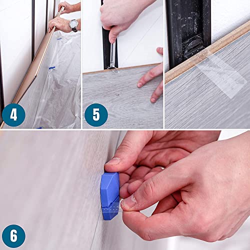 Ô MUR Komplett-Set zum Verlegen von Parkett an der Wand, 6 m²