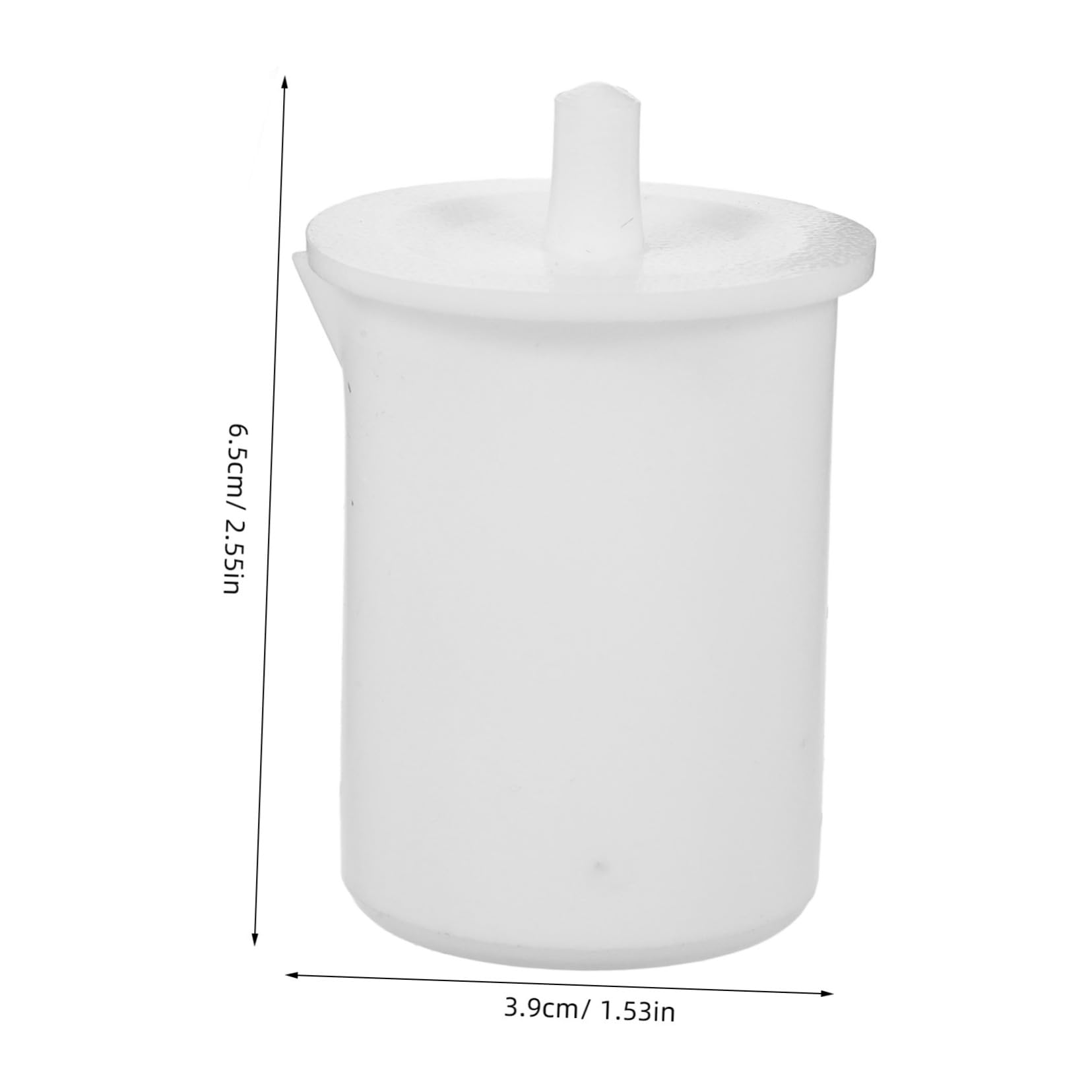 Veemoon Beaker Mug Portable Science Experiment Beaker Acid Alkali Resistant Measuring Cup for Liquid Measurements