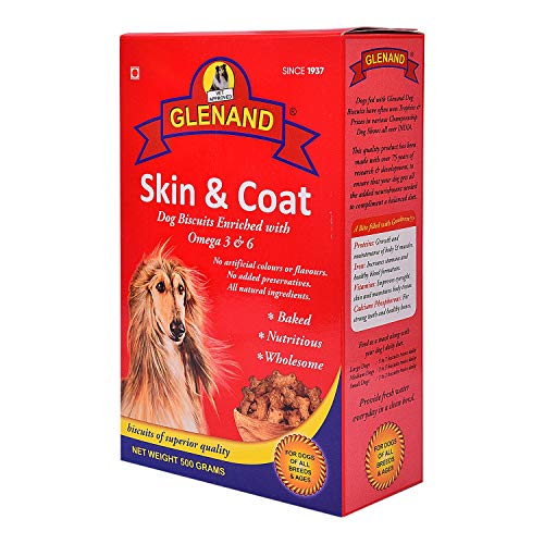 Image of Dog Biscuit Skin and Coat 500gm for Dogs All Life Stages with Real Fish Protein