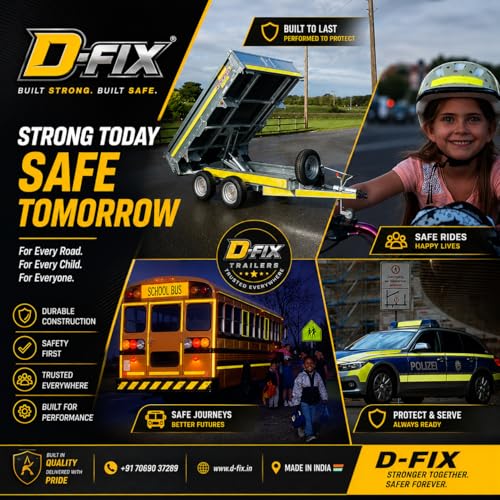 Image of D-fix High Intensity Radium Reflective Tape - 5 Meters in Length - 48mm / 2 inch Width - 1 Roll Per Pack - Car Bike and commercial vehicles Conspicuity reflective warning Tape Reflective tape (Yellow)