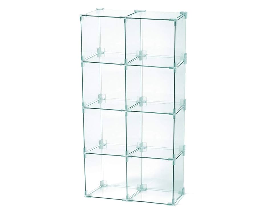 4段 ガラス スチールラック ドウシシャ ルミナス スチールラック ノアール4段 NO6012-4