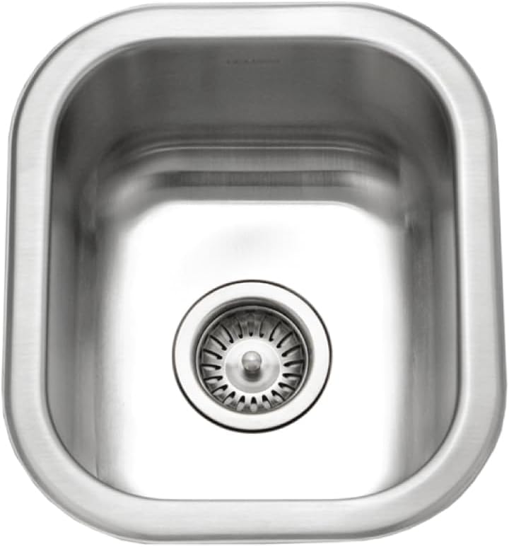 Houzer Club 13 inch Stainless Steel Undermount Bar and Prep Sink, Nested 5-Pack - CS-1307-5