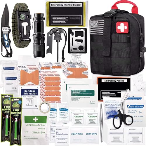 BAEWOLF First Aid Outdoor Survival Kit