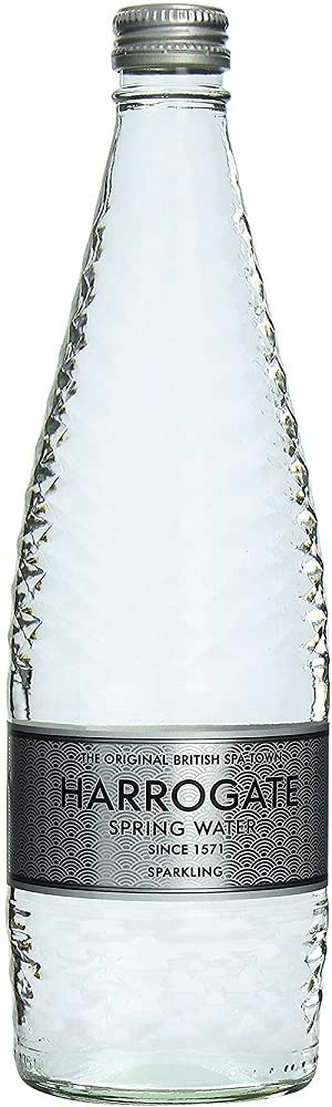 Harrogate Spring Sparkling Water Glass Bottle, 1 x 750 ml