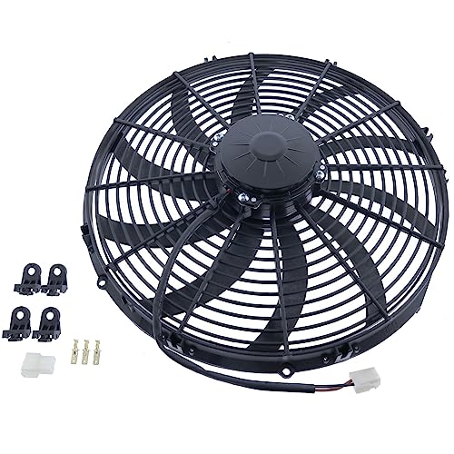 Ventilateur 30101516 385 mm 12V équivalent au modèle SPAL VA18-AP51/C-41A