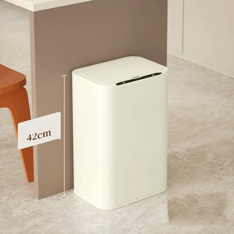 Smart Home Automatic Sensor Can for Kitchen Bathroom Toilet Smart Trash Can Living Room Wastebasket(42cm) image 3