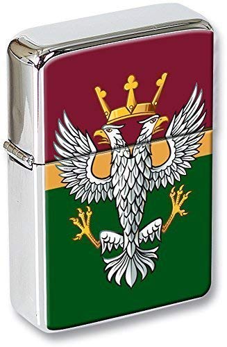 Uk Giftshop Silver Mercian Regiment Flip Top Lighter