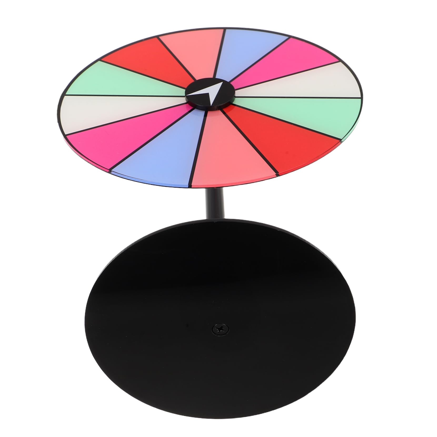 MERRYHAPY Prize Wheel Spinner Dry Erase Game Wheel for Raffles Lightweight Acrylic Turning Wheel for Parties Carnivals and Trade Shows Portable Entertainment