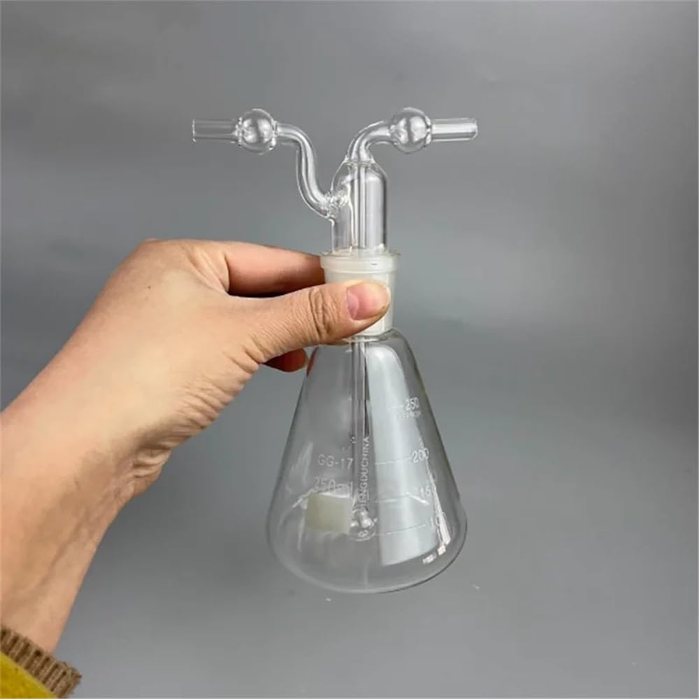 Sprzęt laboratoryjny butelka szklana 150 ml szklana trójkątna butelka do mycia filtr 500 ml (150 ml)
