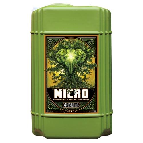 Emerald Harvest 723884 Micro 6 Gallon/22.7 Liter (1/Cs) fertilizers, 22.7 L, Natural