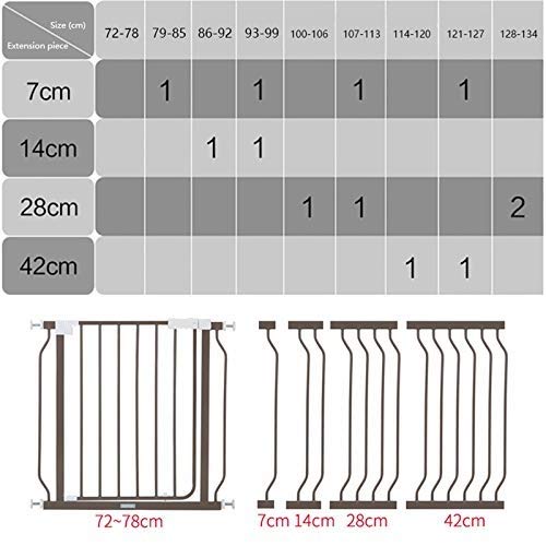 Haustierschutzgitter – Laufgitter für Hunde und Haustiere – verstellbare Indoor-Zäune für Hunde & Katzen – Türstopper & Treppengitter – Höhe 93–99 cm – Sichere Haustiereindämmung
