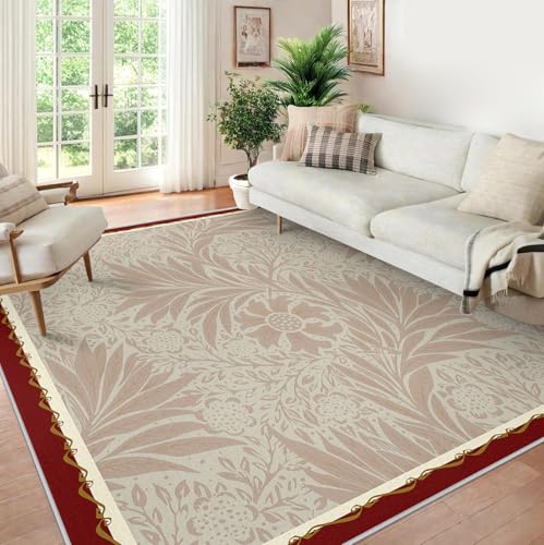 Tapis fleurs abstraites rétro 160x230cm design moderne chic - 5