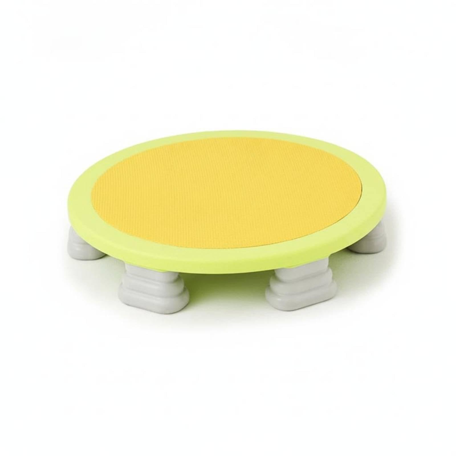 Kids Jumping Bed Pastel Colors Indoor Jumping Bed Home Exercise Young Child Bouncer Bed for Young Children Lemon Yellow Green-image-5