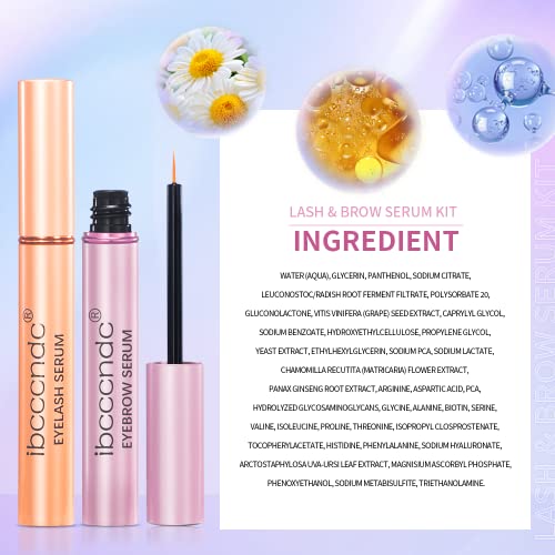 Ibcccndc Eyelash Growth Serum And Eyebrow Enhancer - Vegan, Cruelty Free, Natural, Advanced Lash Enhancing To Boost Fuller Thicker Longer & Stronger Lashes & Brows 2Pcs #TOP3