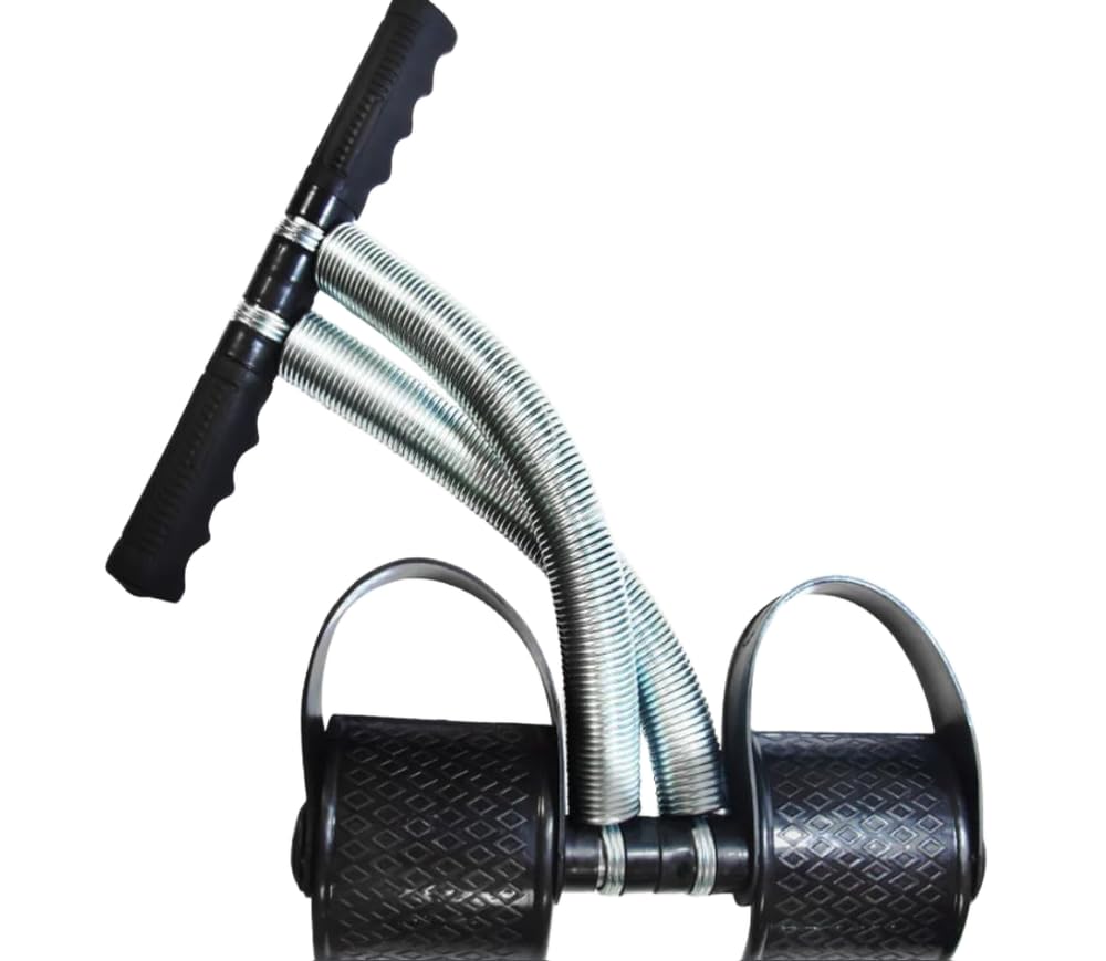 Tummy Trimmer with Double Spring for Burn Calories & Tone Muscles Ab Exerciser (Black)-picture-25