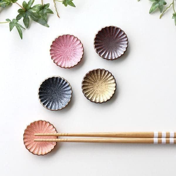 小野珀子 釉裏金彩 遊 箸置き 佐賀県重要無形文化財 - メルカリ 小野珀