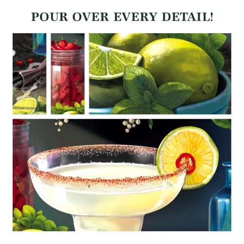 Image of Jigsaw Puzzle 1000 Pieces - The Margarita, Cocktail Puzzle for Adults