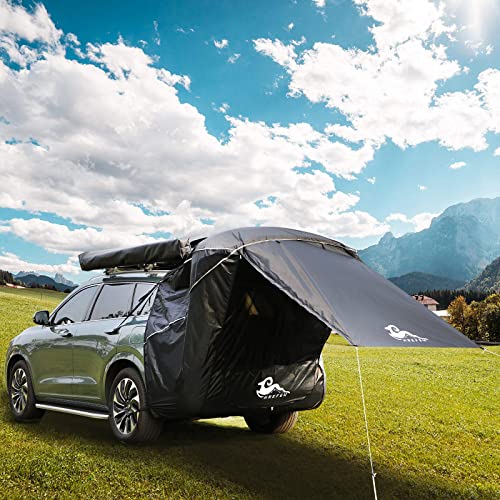 HREFEU SUV Tailgate Tent with Awning,Waterproof 3000MM UPF 50+,Tailgate Shade Awning Tent for Compact SUV/Van/MPV/CUVCamping (Large Size) - Image 5