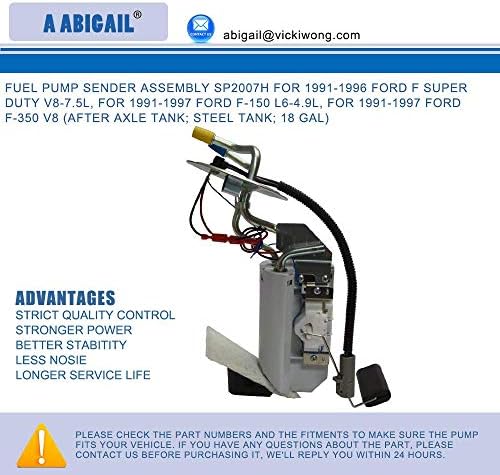 Miniatura 2 de Ensemble de remplacement de pompe à carburant électrique compatible con 1990 1991 1992 1993 1994 1995 1996 Ford F150 F250 F350 1997 F-250 HD